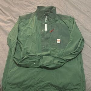 Topo Designs green light windbreaker